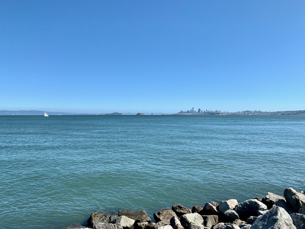 blick auf San Francisco von Sausalito